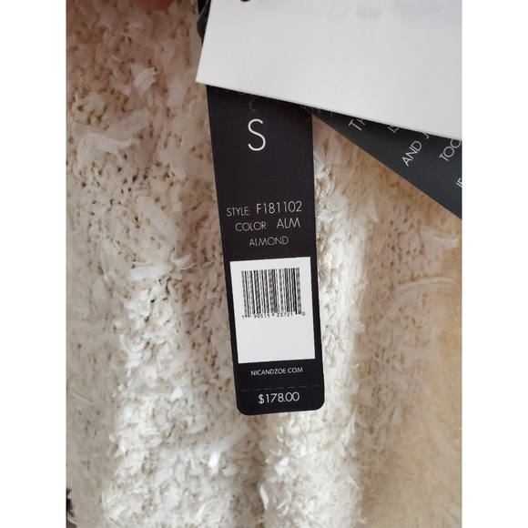 Nic+Zoe Snugness Fuzzy Knit Sweater Small NWT - Picture 6 of 6